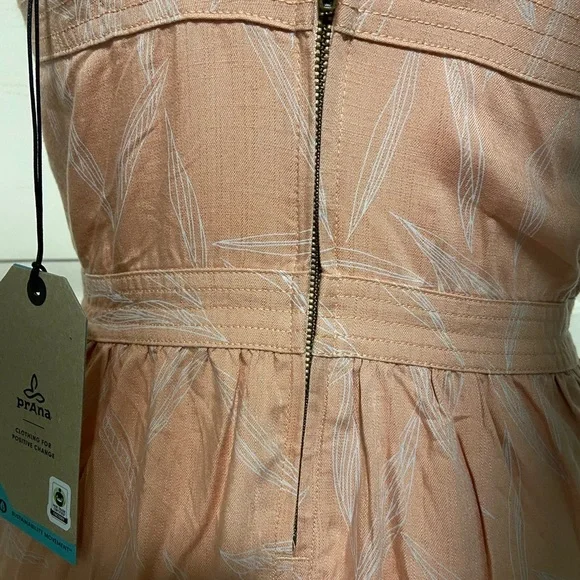 PrAna Sun Drifter dress apple blossom leaves - Picture 11 of 16
